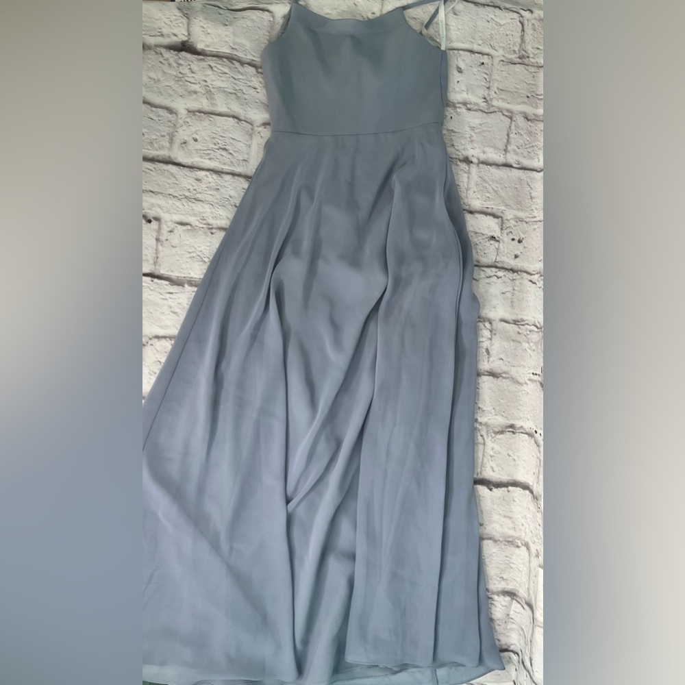 Christina Wu celebrations mini maids dress misty blue new size 12 girls